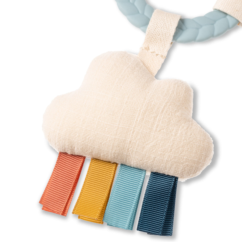 Bitzy Busy Teething Ring | Rainbow