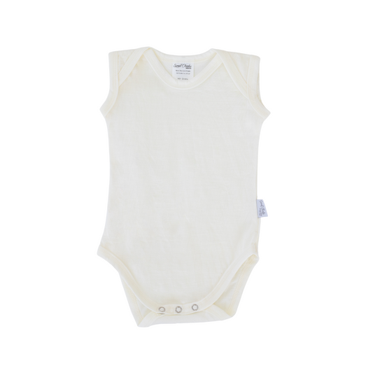 Singlet Merino Bodysuit | Vanilla