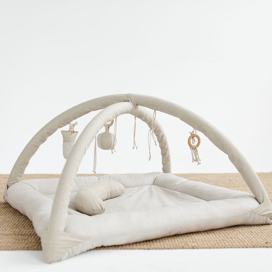Activity Play Mat | 100% Natural Linen & Wool