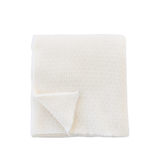 Merino Knit Blanket | Vanilla