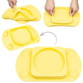Load image into Gallery viewer, Easymat MiniMax Open Baby Suction Plate | Buttercup
