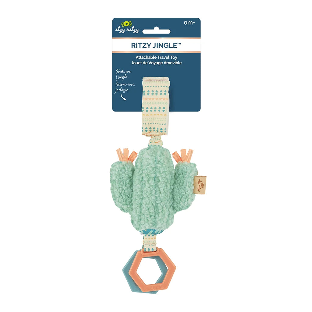Jingle Attachable Travel Toy | Cactus
