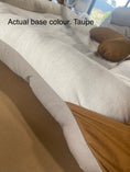 Load image into Gallery viewer, Activity Play Mat | Mustard & Natural Linen
