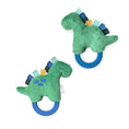 Load image into Gallery viewer, Ritzy Rattle Pal Plush Rattle with Teether | Dino
