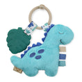 Load image into Gallery viewer, Itzy Pal Plush & Teether | Blue Dino

