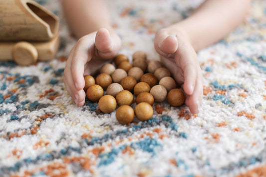 Two Tone Wooden Balls (Set of 50)